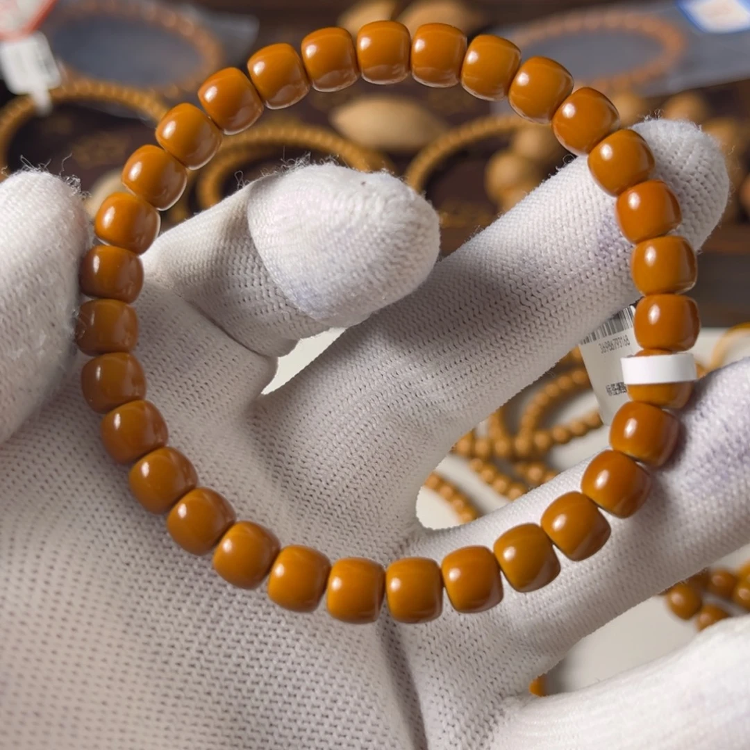 黑***炖吊坠橄榄核橄榄核核尖单圈7.5