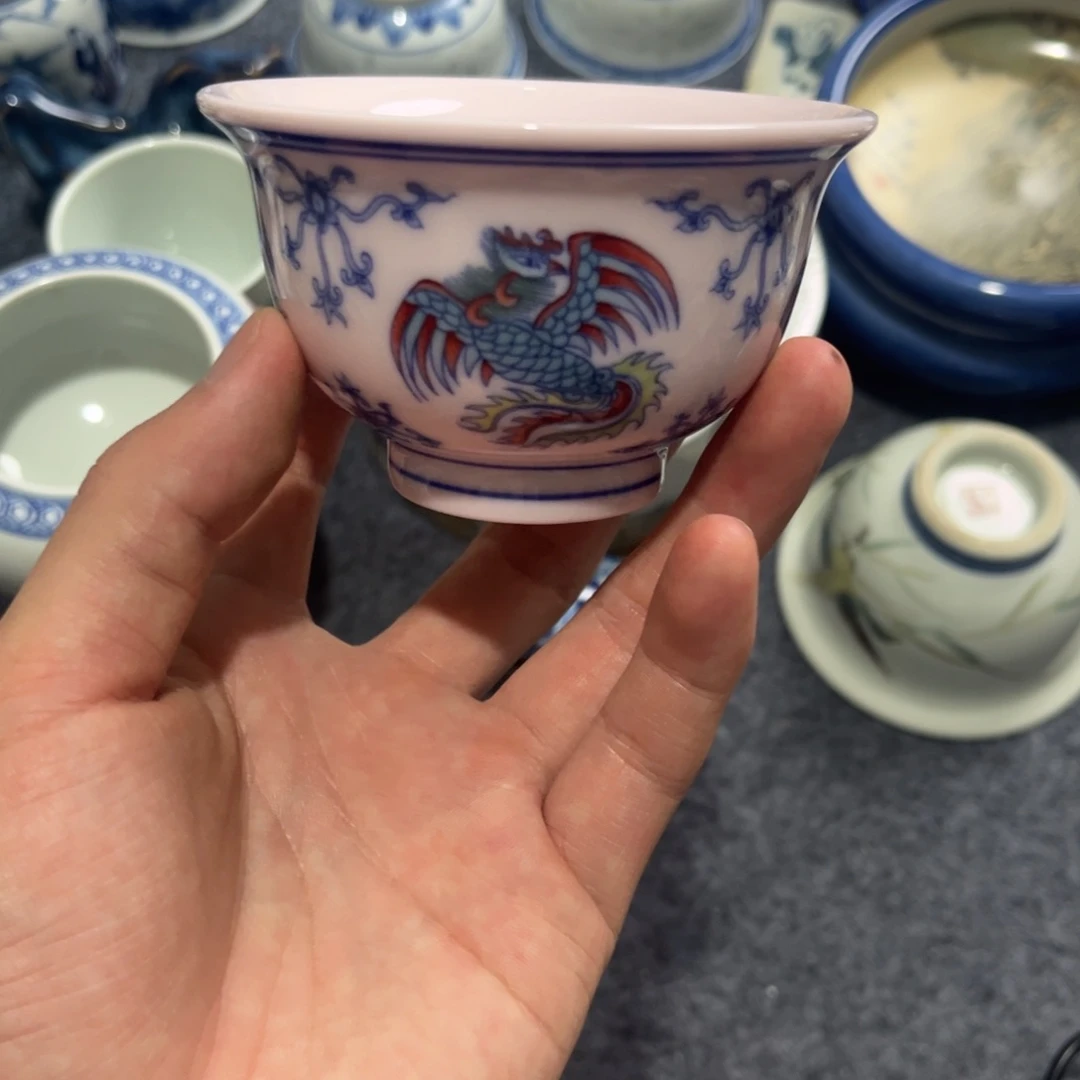 摆件景德镇陶瓷杯子