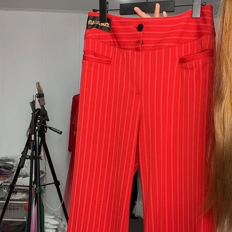 四兜裤红白条纹L