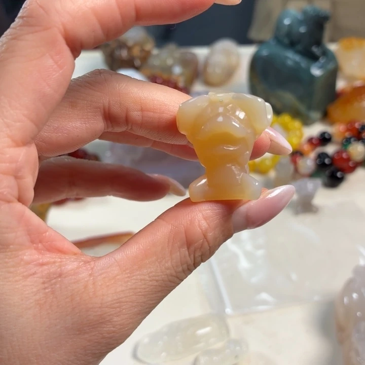 玛瑙/玉髓未镶嵌吊坠(不含链)