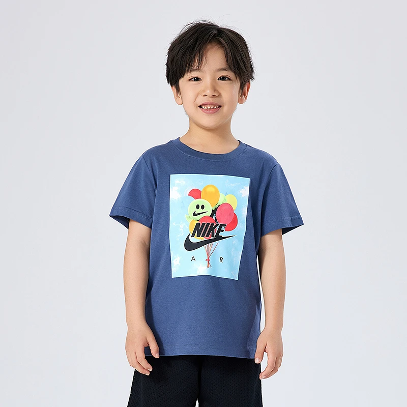 Nike耐克儿童童装夏季男童小童时尚卡通短袖圆领T恤NKB-TE-K948
