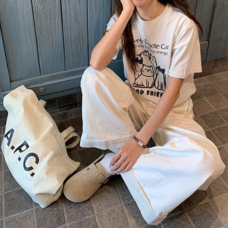 小个子孕妇休闲直筒阔腿裤2025春秋款秋冬季宽松九分无托腹无托腹
