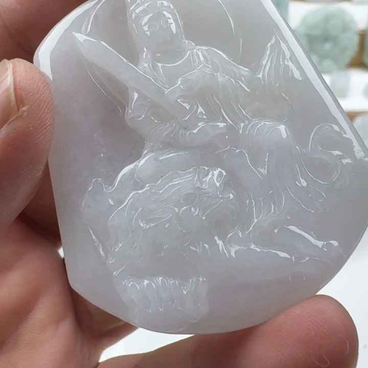 翡翠未镶嵌颈饰天然缅甸A货翡翠