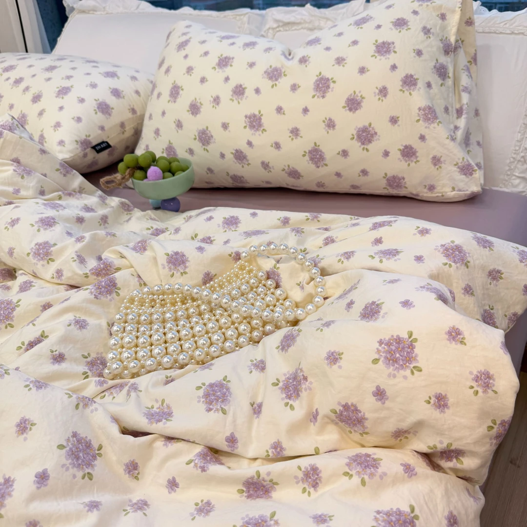 SEONRAN露娜系列丨韩国小布袋斜纹棉五件套床品四件套