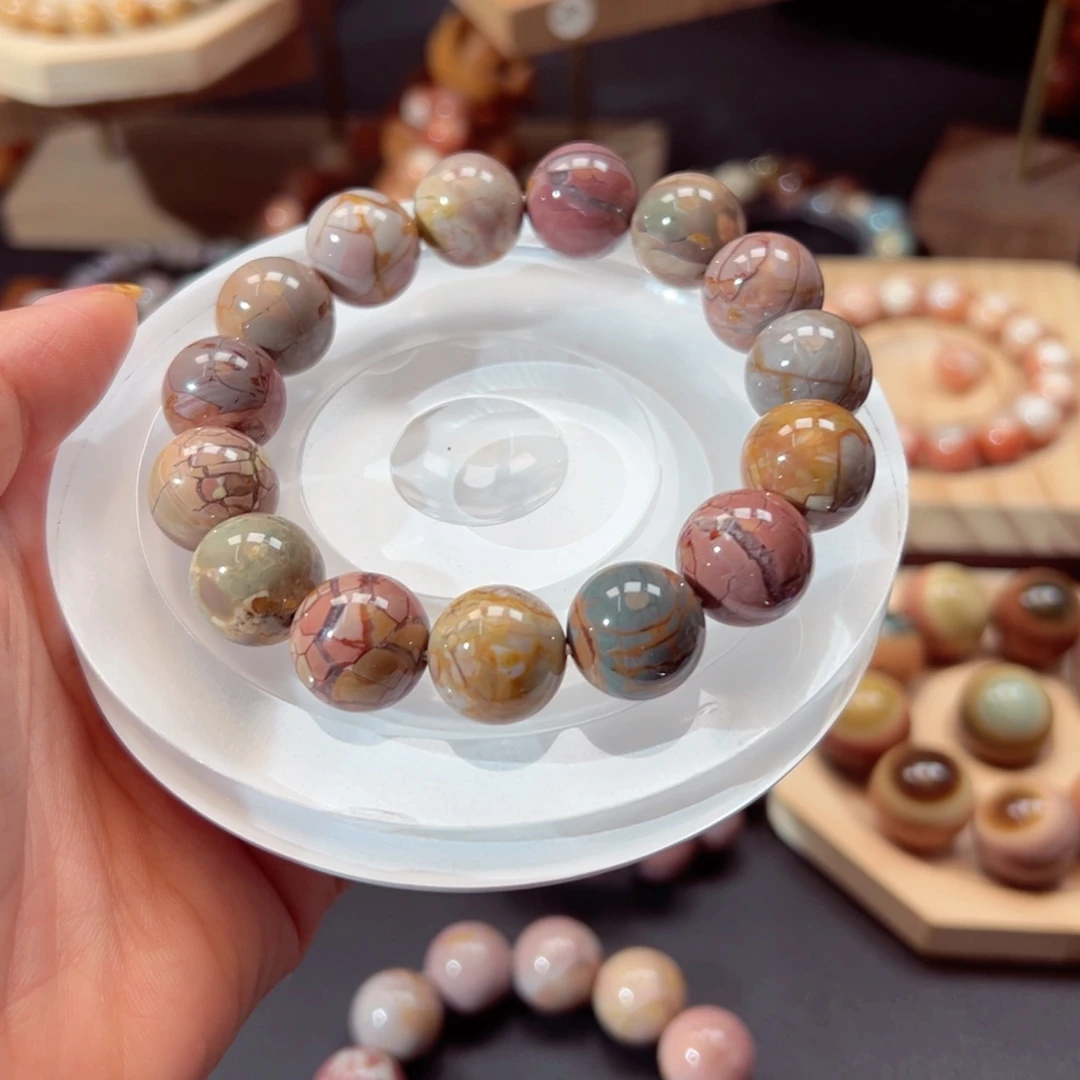 石英质玉手链未镶嵌反****C64