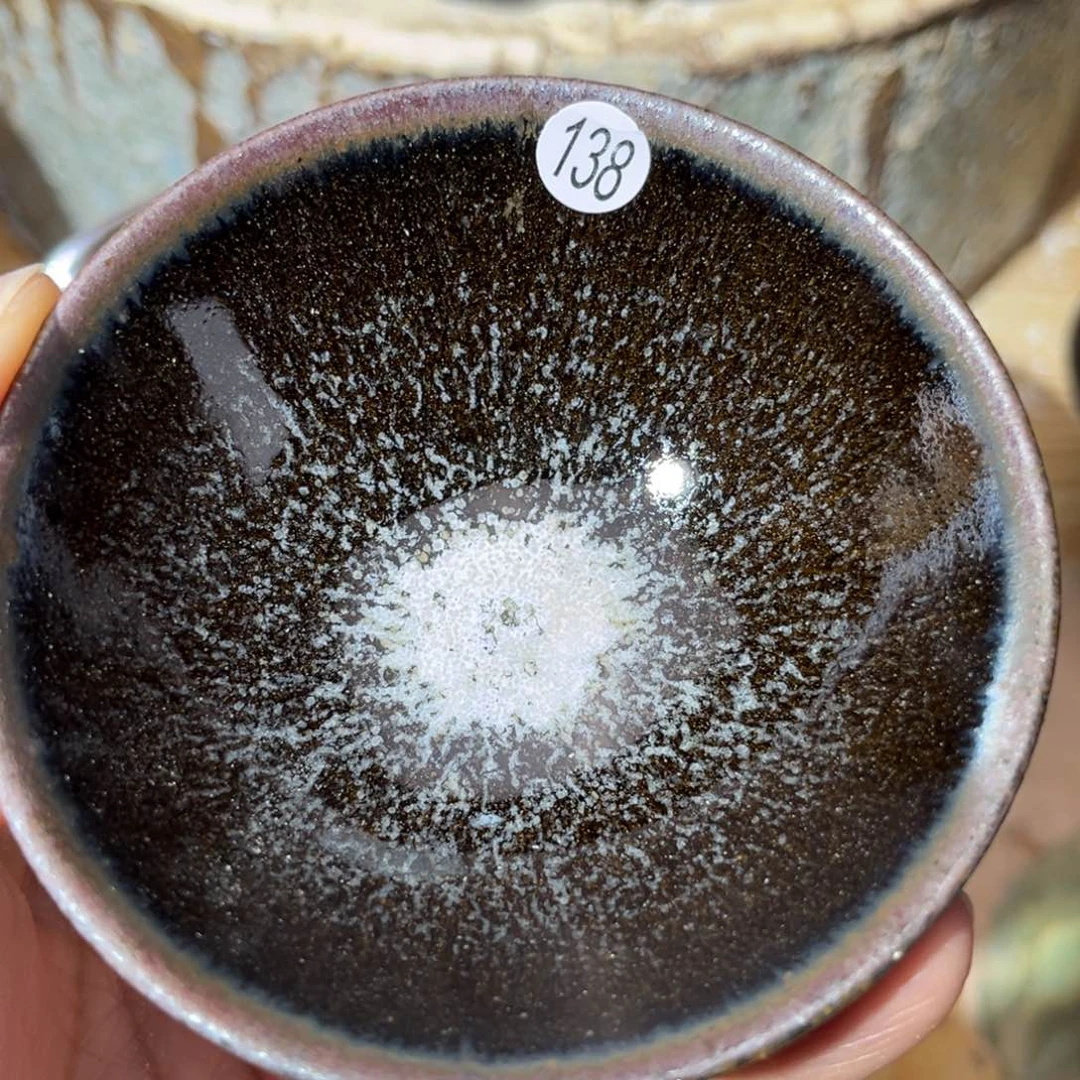 茶盏义兴龙窑柴烧落灰烧