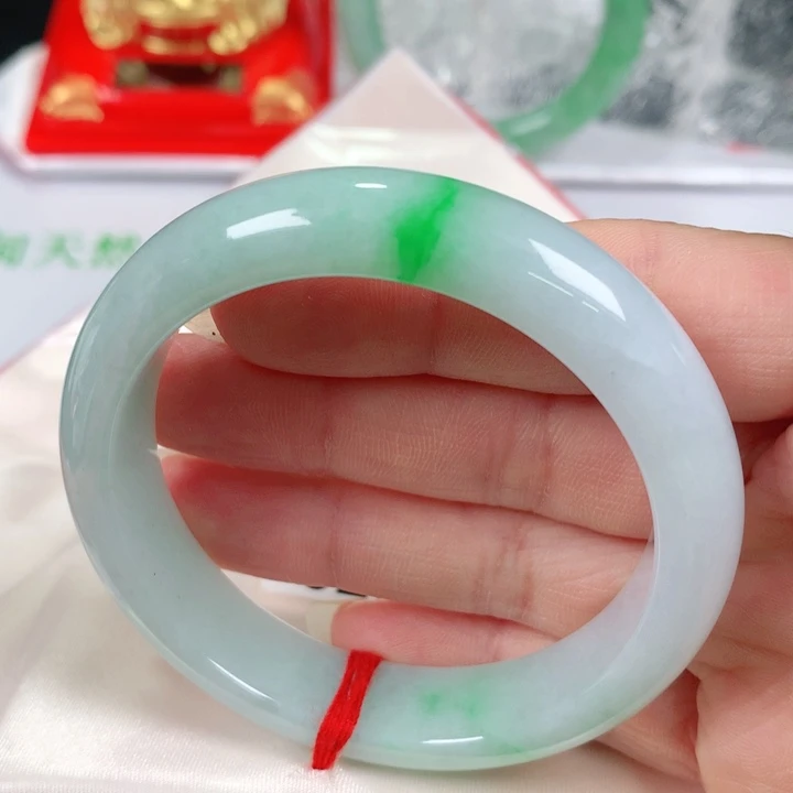 未镶嵌手镯翡翠 编号0286 正圈53