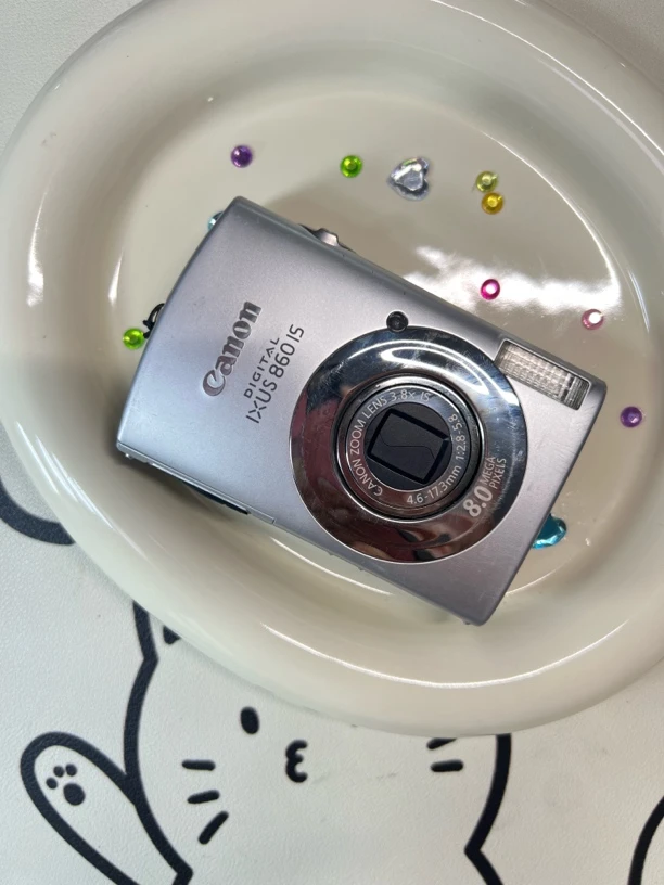 95新 Canon/佳能 ixus860is 人像冷白皮奶油肌 屏贴膜 二手no退换