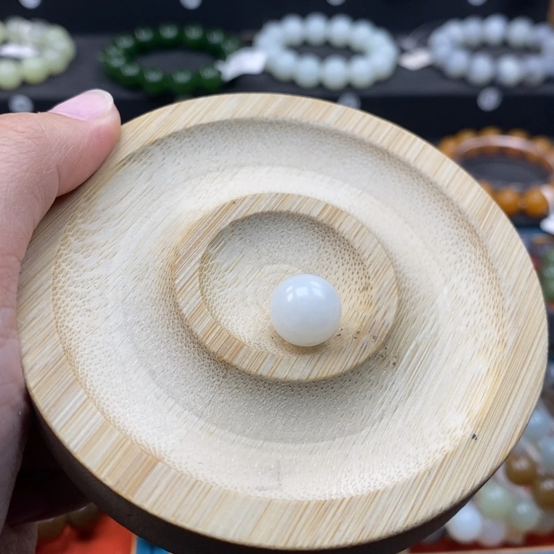 和田玉未镶嵌手链L卡12