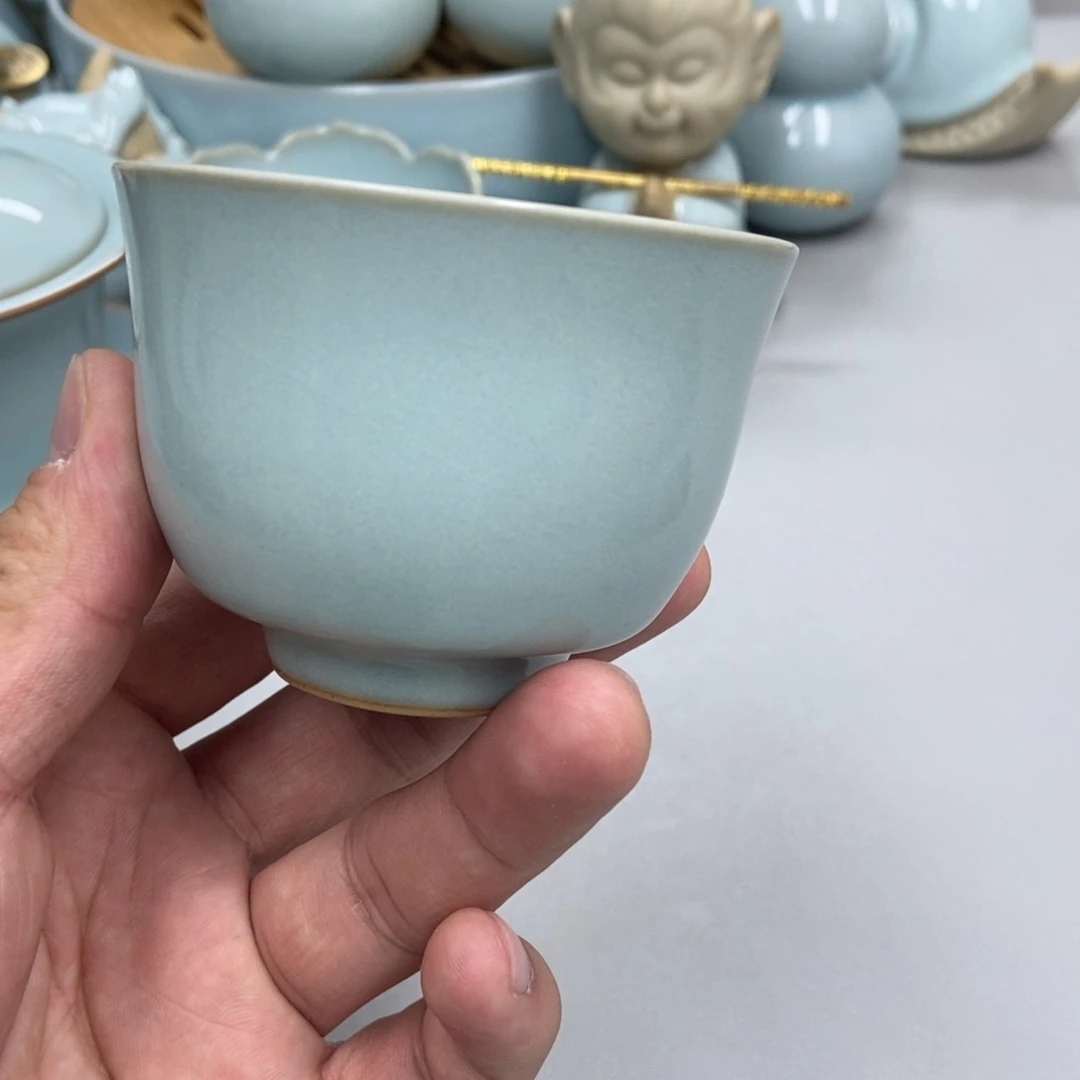 瓷小*天青色赵琳老师铃铛杯