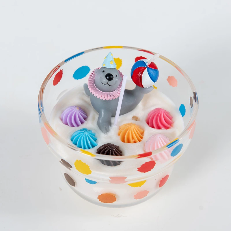 L&M【直播间现货】手作香薰蜡烛 小海狮 海盐味