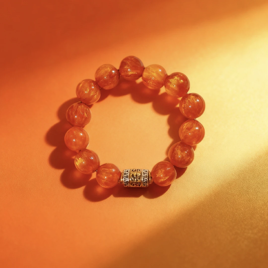 「忞扬专属」金丝海柳佛珠手串 A166-MS-2A