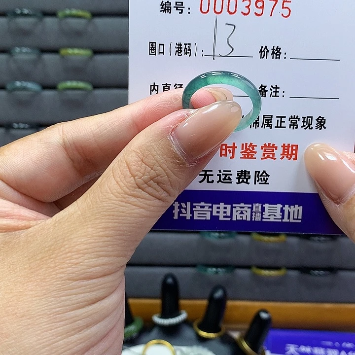 翡翠戒指未镶嵌 00003975