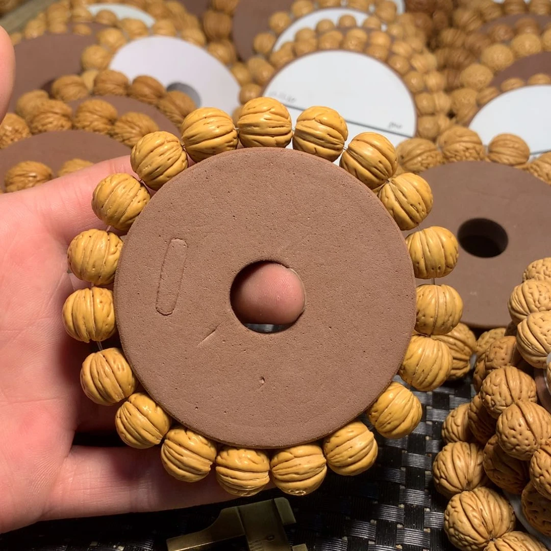 桃核手串发*白东北奶油金豆