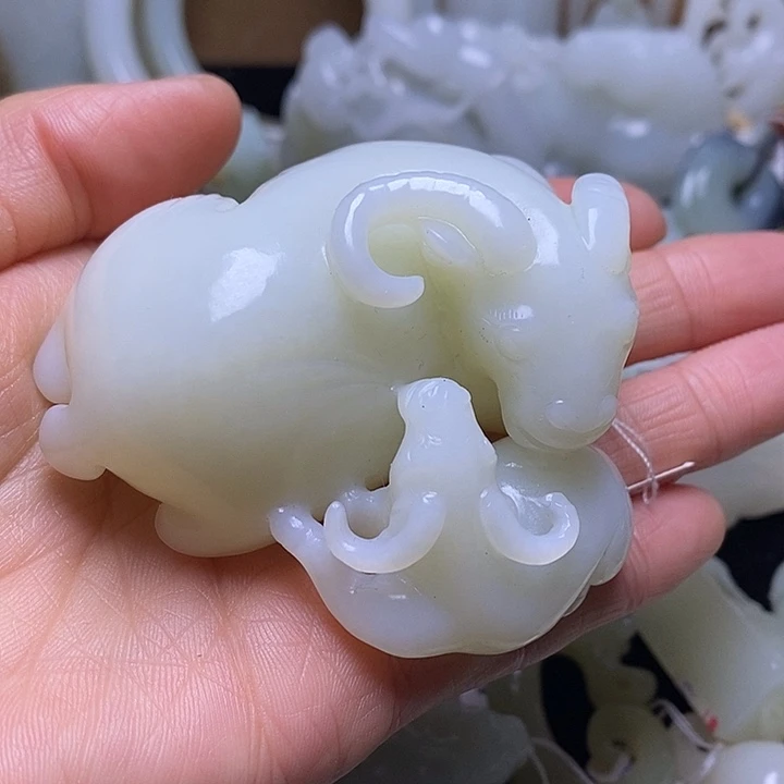 和田玉未镶嵌吊坠(不含链)