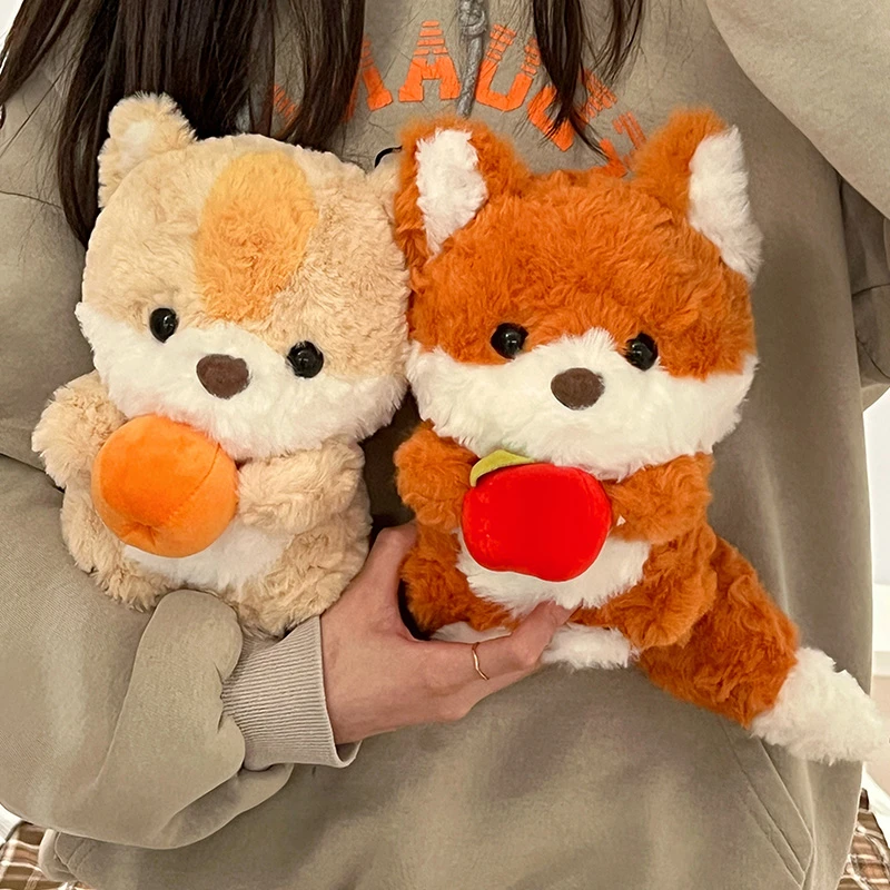 小狐狸公仔松鼠玩偶女生新年生日礼物男生送女友闺蜜摆件毛绒玩具