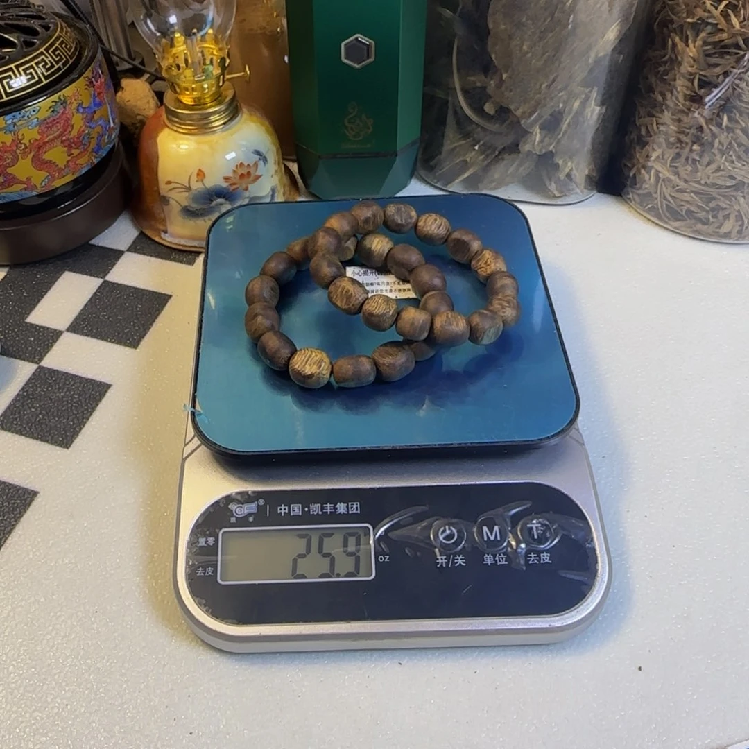 沉香碎屑沉香留疤单圈