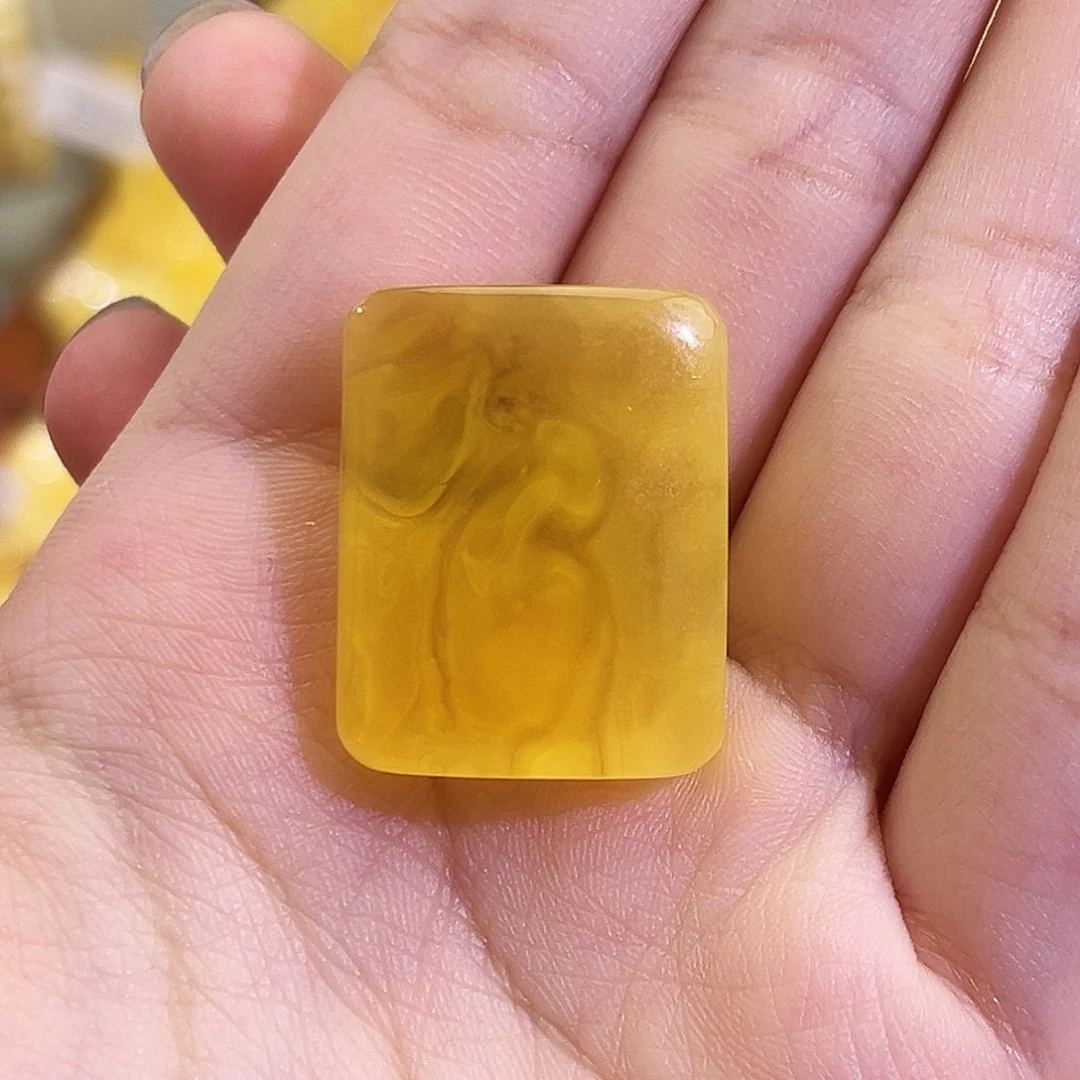 未镶嵌琥珀裸石蜜蜡无事牌