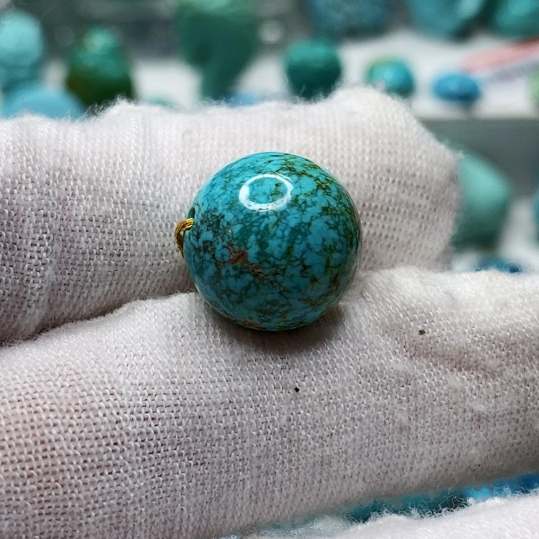 未镶嵌绿松石天然原矿 带武汉地大证书