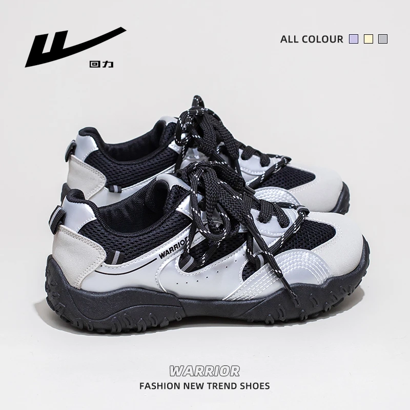 回力夏季透气运动鞋女款2025新款爆款网面百搭轻便户外登山德训鞋