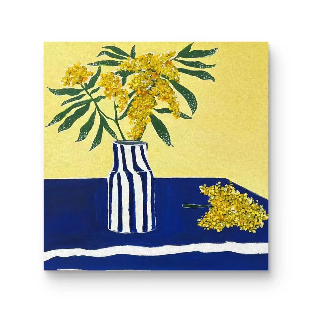 【你爱的花】 孤品“50*50” No.368 纯手绘挂画