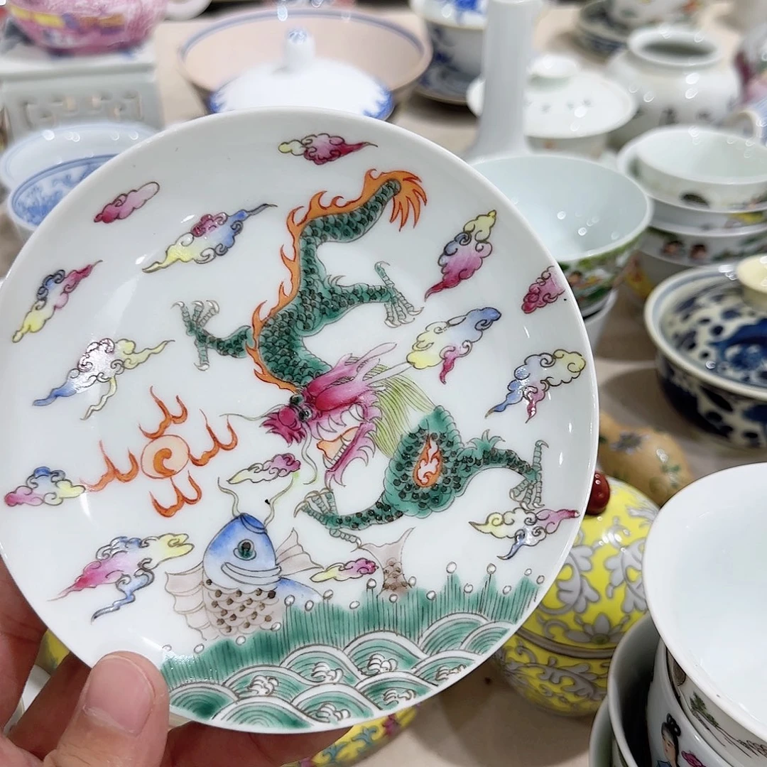 瓷片手绘瓷全部处理了吧