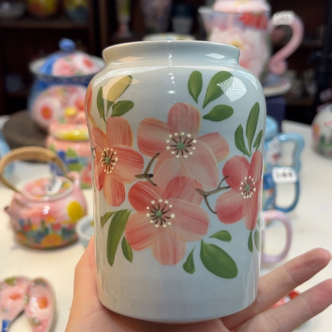 景德镇手绘高温釉下彩陶瓷茶具