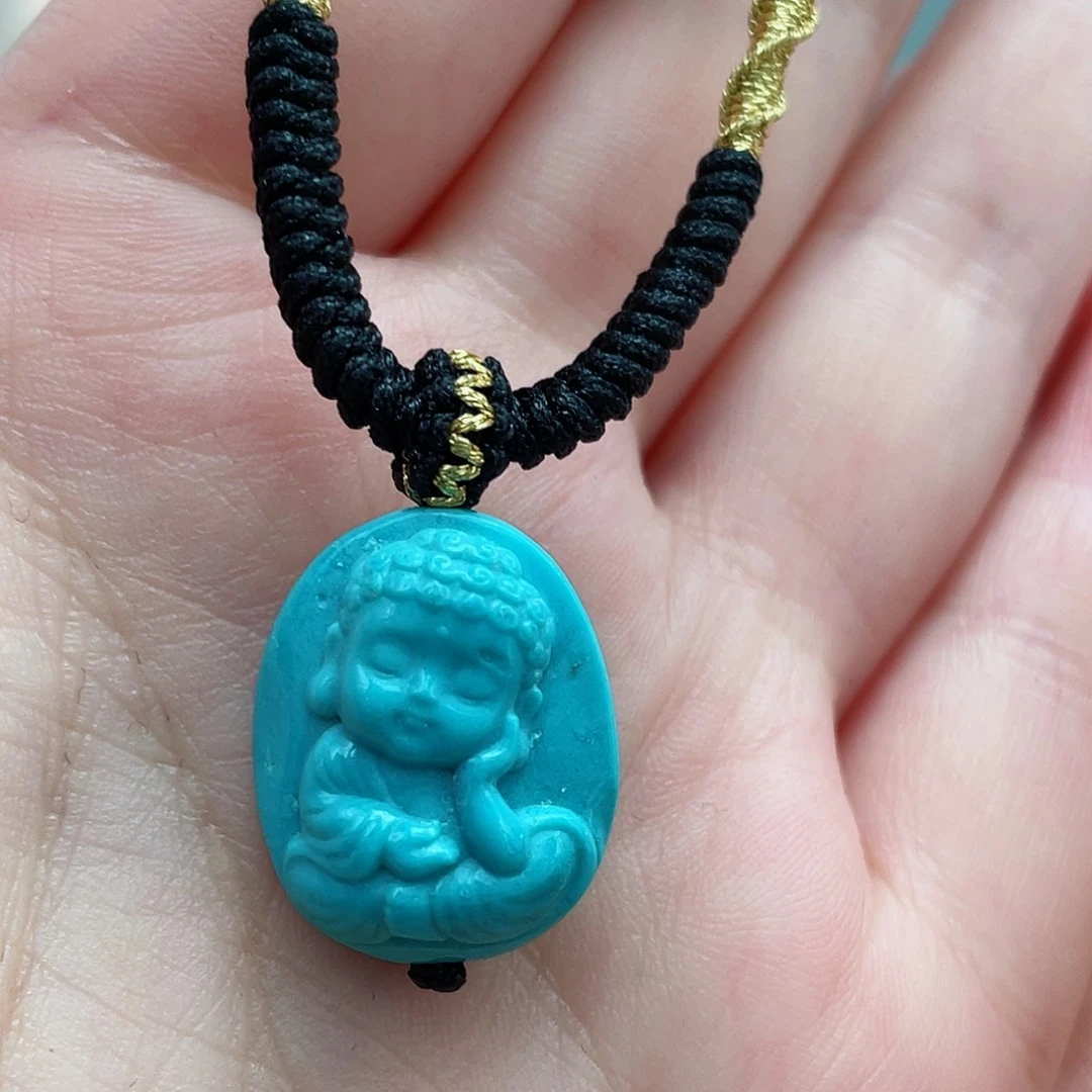 绿松石未镶嵌颈饰