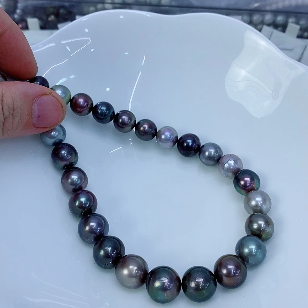 海水珍珠银S925镶嵌颈饰