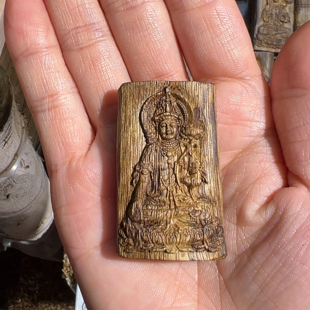 沉香吊坠白棋楠吊坠雕刻6.4克