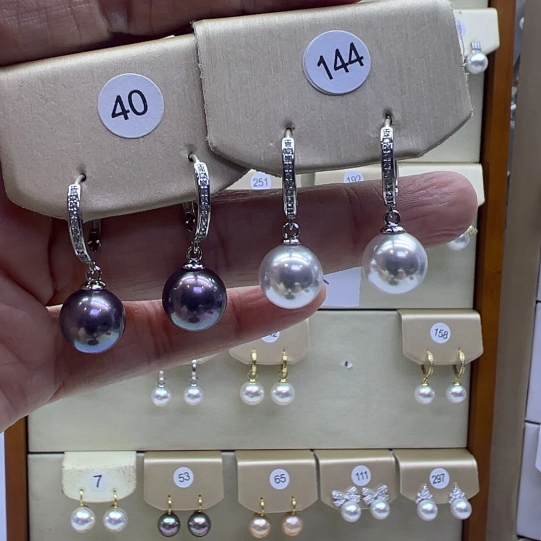 未镶嵌淡水珍珠耳饰