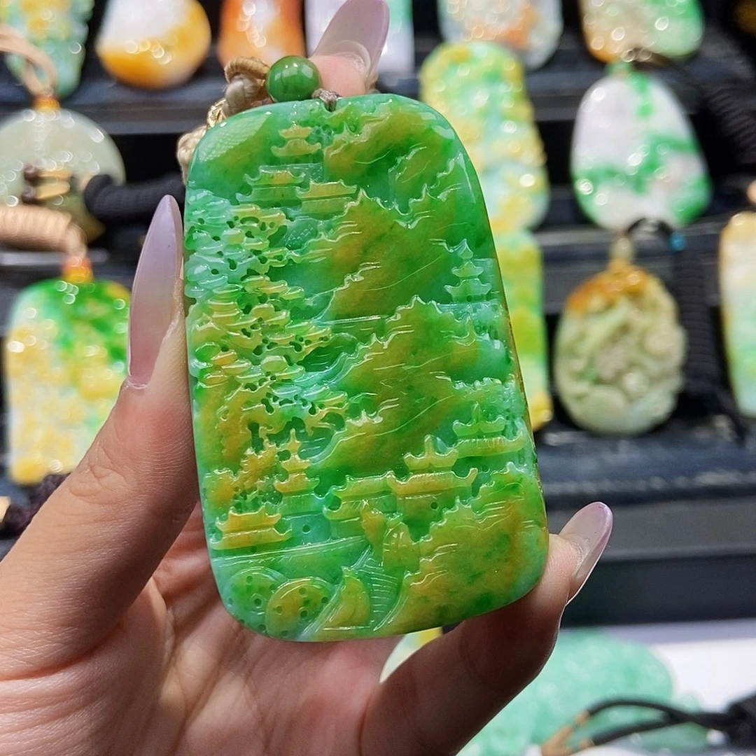 定制翡翠未镶嵌啊*天然翡翠A货