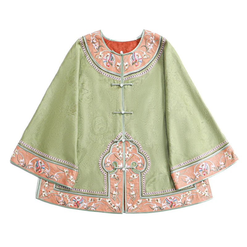 「贺春」乐锦坊 桑蚕丝 复古中式原创纯手工汉服国风女装上衣