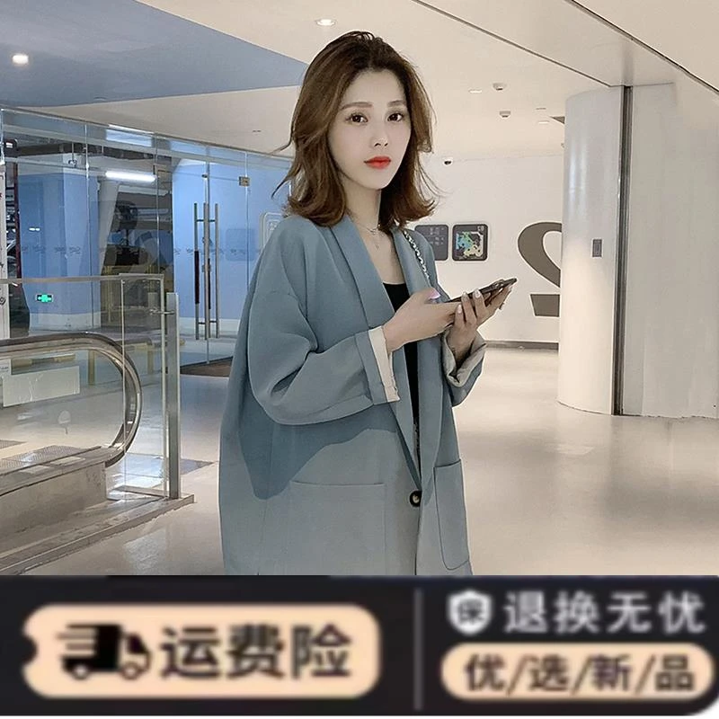 西装外套女设计感小众2024新款高级炸街宽松休闲小个子西服女上衣