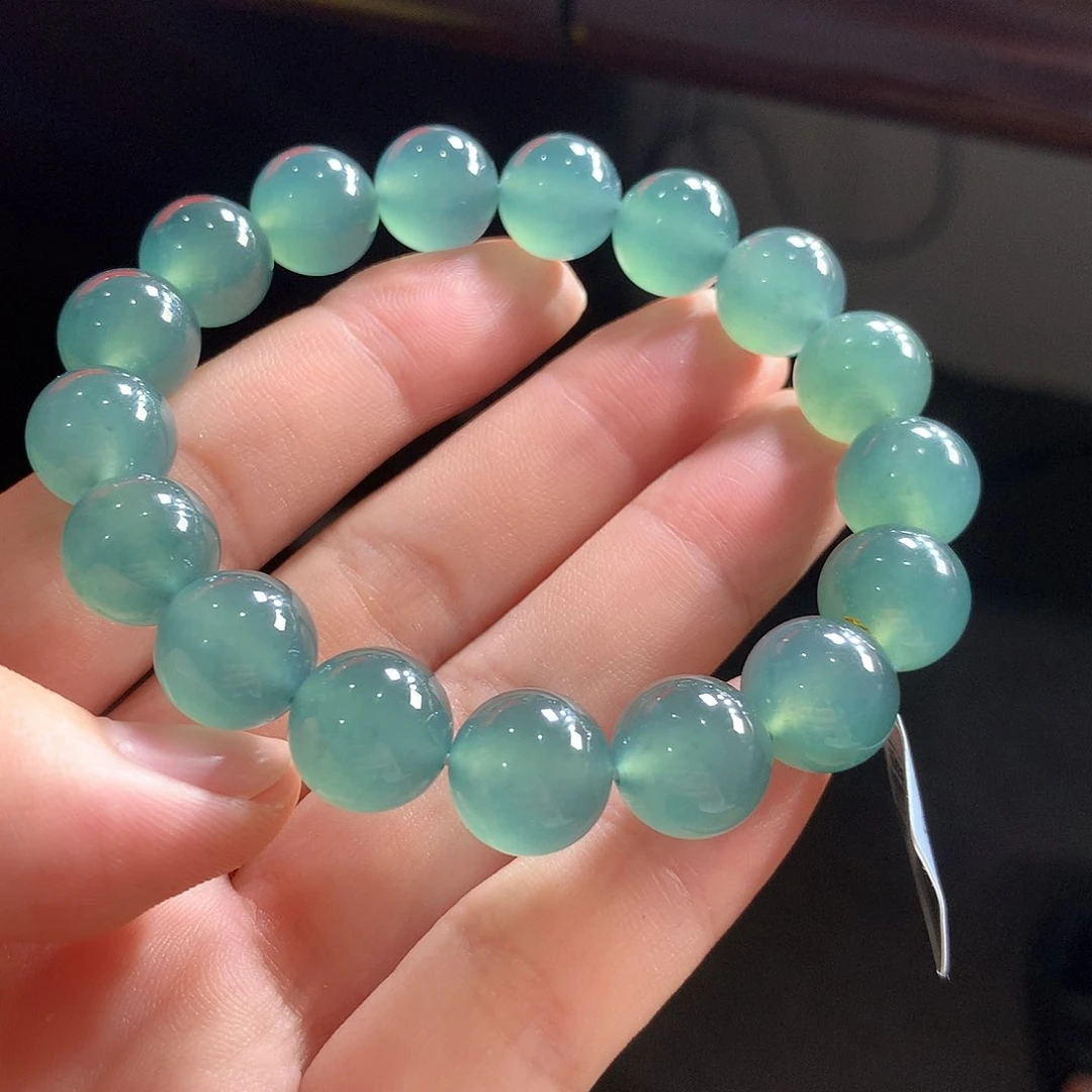 未镶嵌手链翡翠翡翠高冰老蓝水卡11.70+