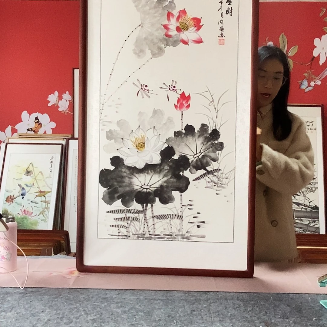 国画手写手绘国画作品