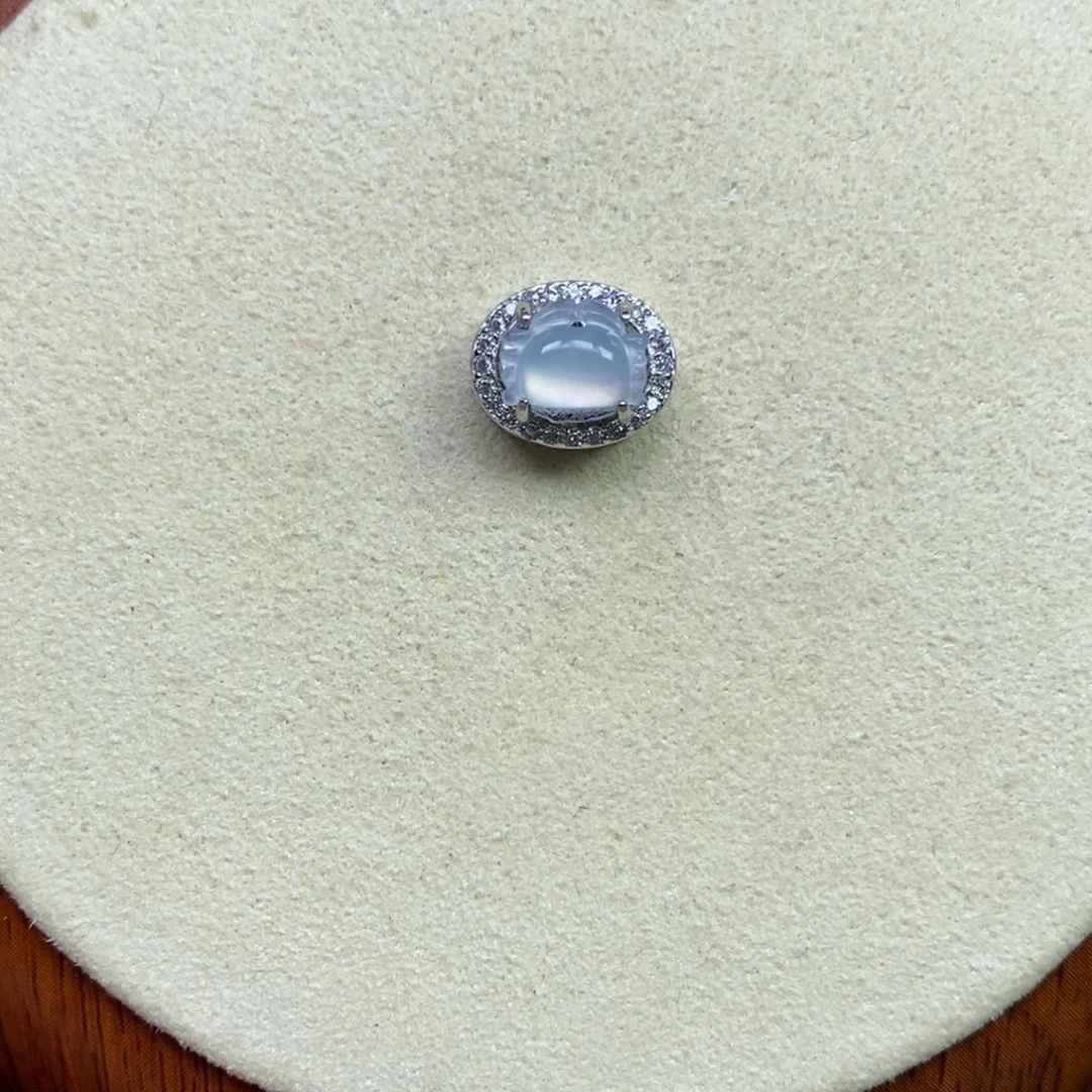 翡翠银S925镶嵌颈饰螃蟹