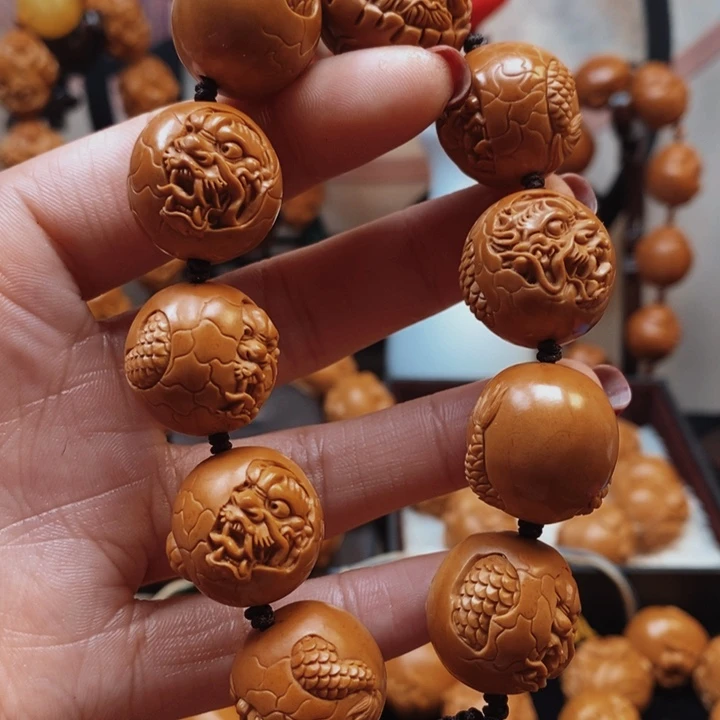 橄榄核手串/手链天**上横财九龙