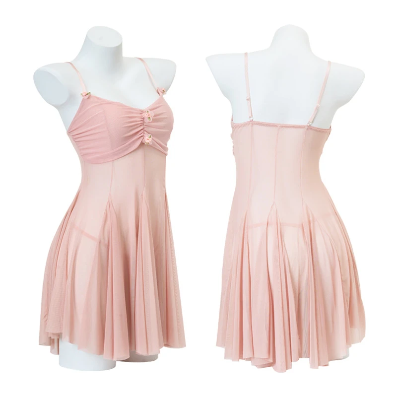 夏季清凉趣味小家仙女薄款2023网红睡裙睡衣