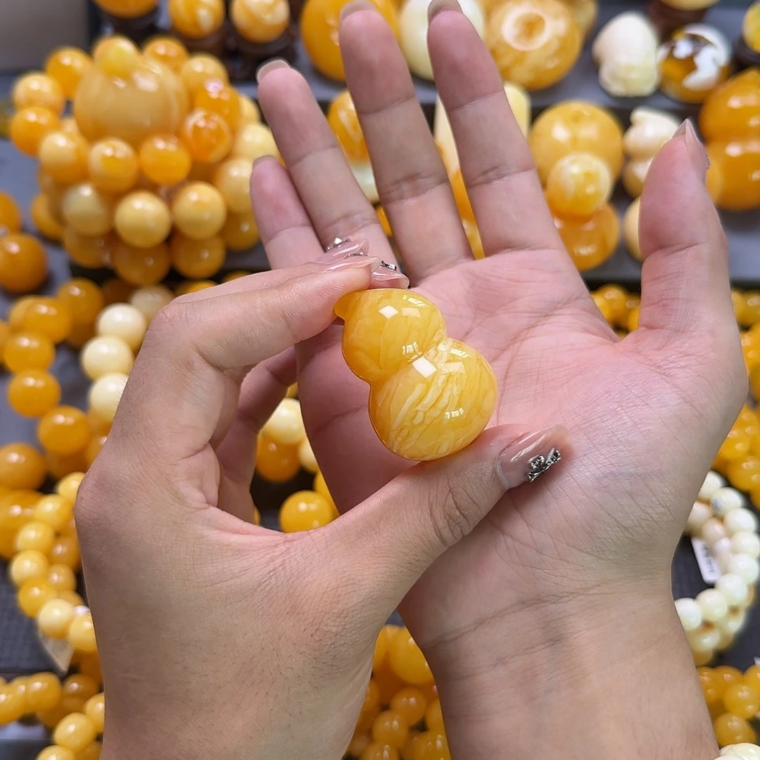 未镶嵌蜜蜡珠宝奇石虎皮葫芦