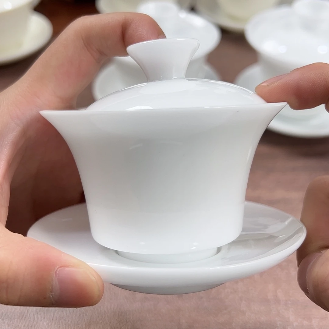 譕白德化白瓷茶具