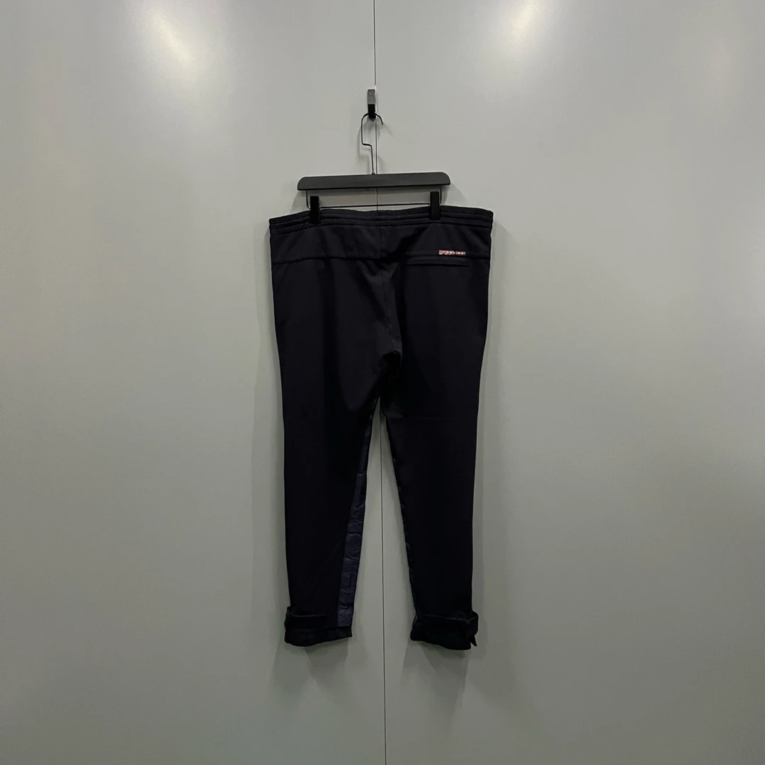 99新 Prada/普拉达 h922  藏青色魔术贴长裤 L码 207166