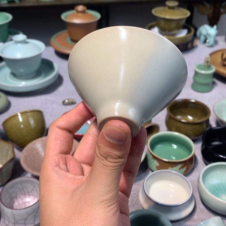 龙泉青瓷手工斗笠