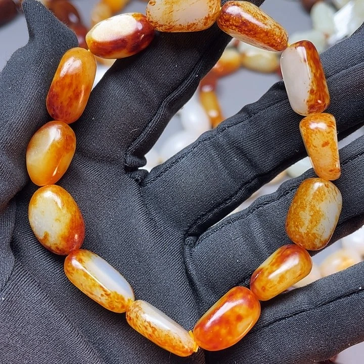 和田玉未镶嵌手链