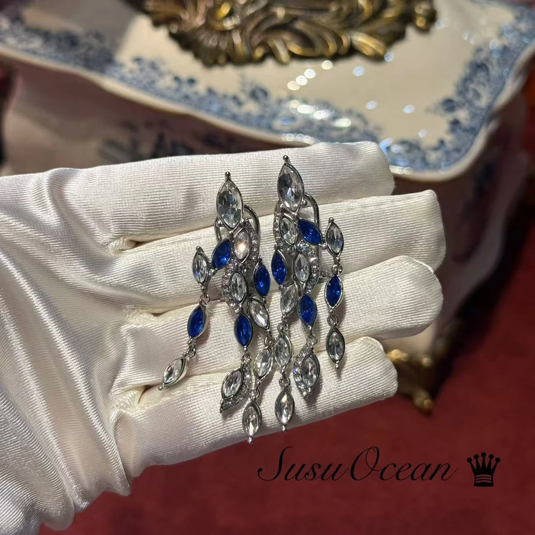 铜合金仿水晶耳饰 【1004】《巴黎小姐》SusuOcean经典珍藏