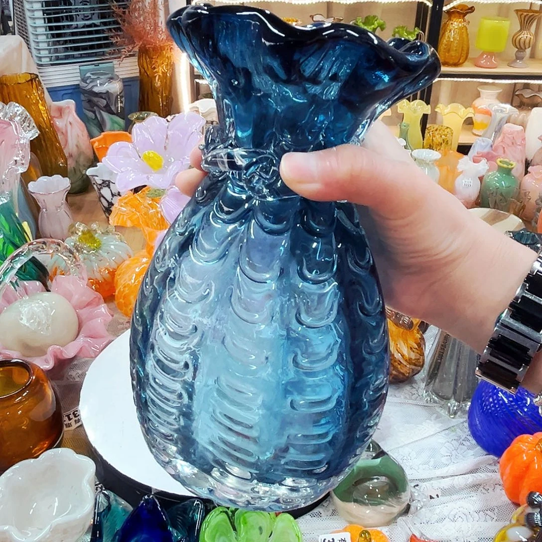 C***L琉璃花瓶不完美家悦琉璃花瓶花器