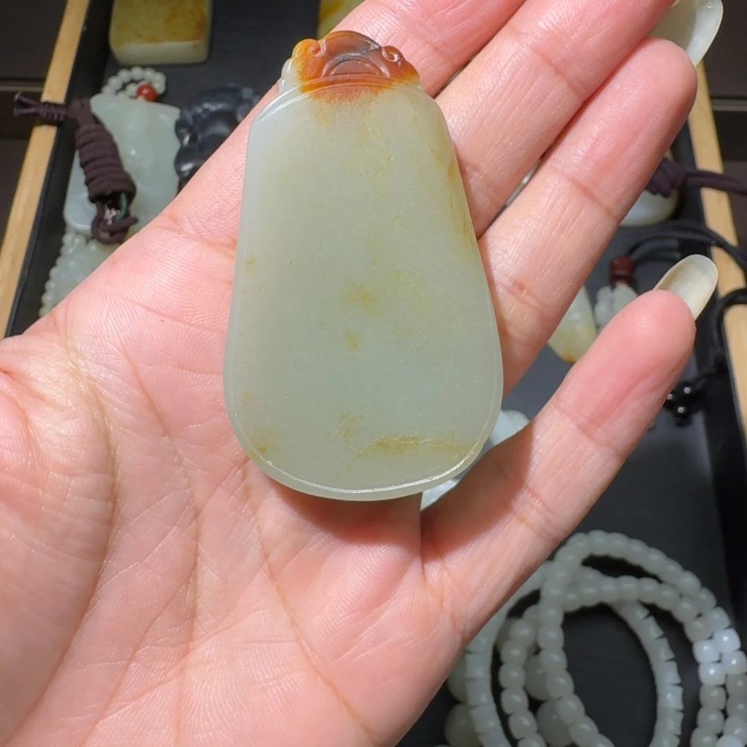 吊坠(不含链)未镶嵌和田玉