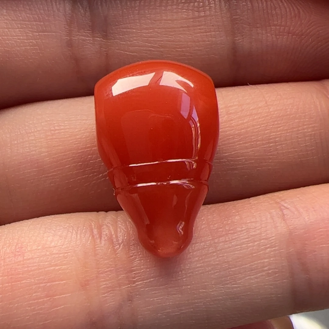 南红玛瑙未镶嵌三通12mm