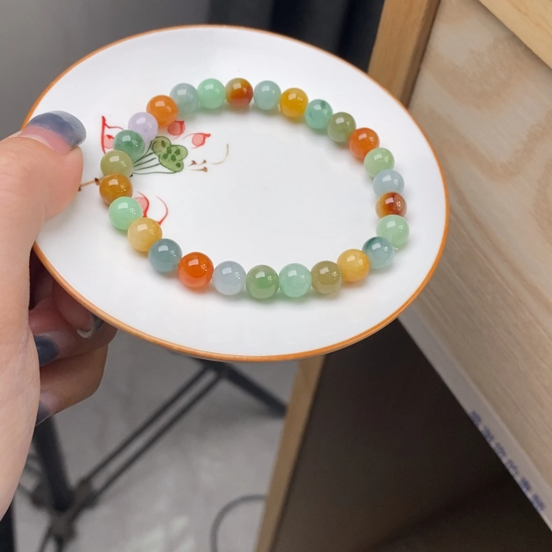 翡翠未镶嵌手链翡翠d88卡7.2