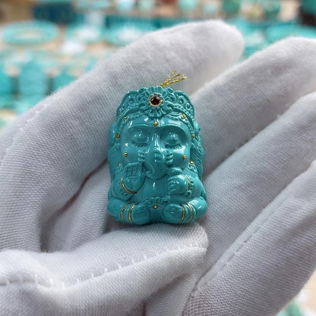 绿松石珠宝奇石未镶嵌q****i